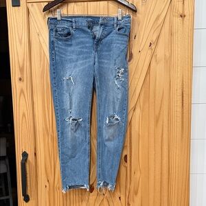 Old Navy Distressed Ankle Jeans - Blue